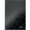 Zápisník Leitz WOW, A5, linka, čierna