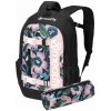 Meatfly batoh Basejumper Pink Flowers 22 L + PENÁL ZDARMA