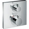 Hansgrohe Ecostat Square, termostatická batéria pod omietku s uzatváracím ventilom, chrómová, HAN-15712000