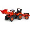 FALK - Šliapací traktor Kubota M135GX s nakladačom a vlečkou (FA-2060AM)