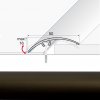 EFFECTOR Prechodová lišta A65 Braz 270 cm
