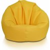 zdravší-spánok Sedací vak SAKWA L Polyester Ekokoža/Polyester: NC04-Oranžovo-žltá(Polyester)