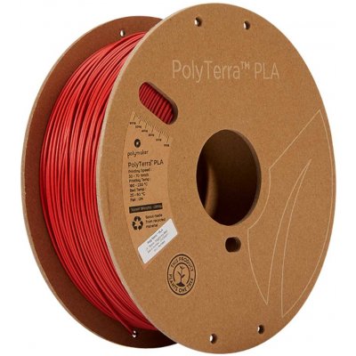 Polymaker PolyTerra PLA Army Red 1,75mm 1kg