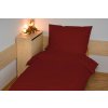 Povlečení bavlna UNI 140x200, 70x90 cm vínové