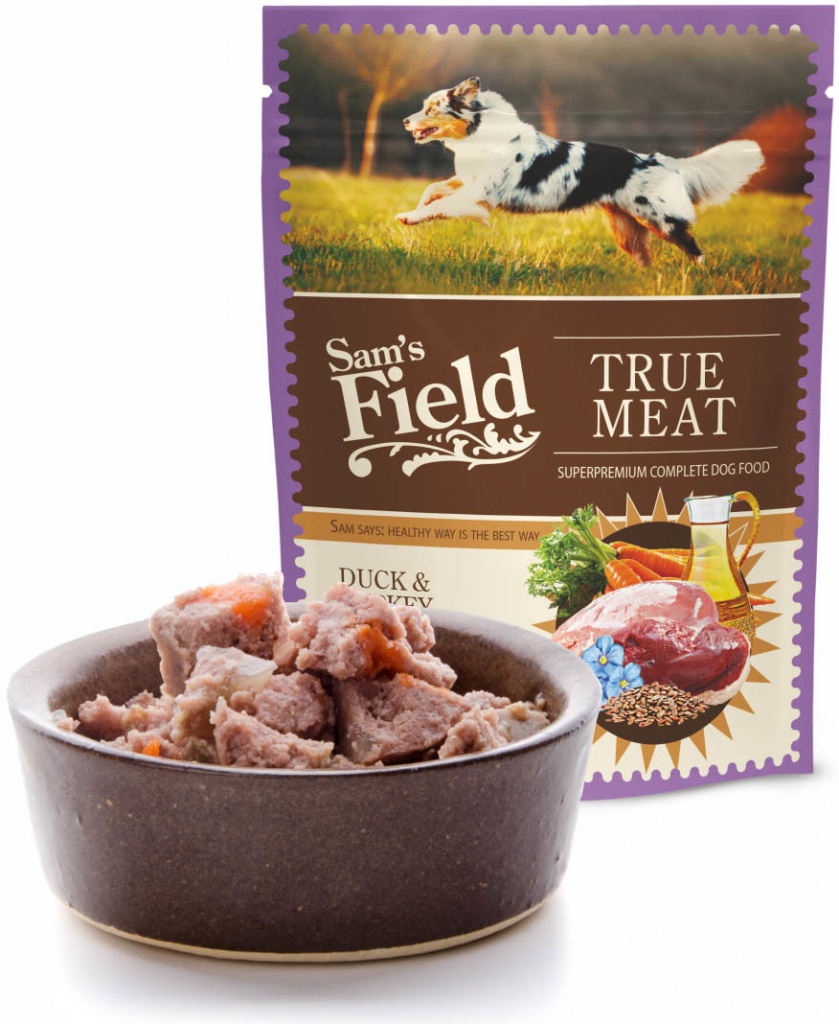 Sam\'s Field True Meat Duck & Turkey with Linseed Oil 260 g