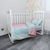 Sablio Mikroplyšové detské obliečky do postieľky Cukrová vata - 100x135 / 40x60