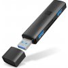 CONNECT IT | CONNECT IT CHU-4060-AN - USB-A hub s čítačkou pamäťových kariet 4v1 | TD0028