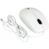 Logitech myš B100/ Drátová/ Optická/ 800dpi/ USB/ bílá 910-003360