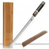 Kuchynský nôž SA-21784 na Sushi - Čierna/Hnedá/Biela KP21784