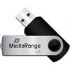 MediaRange USB flash disk, USB USB 2.0, 8GB, čierny, MR908, USB-A