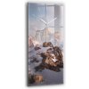Nástenný hodinový strojček Wallfluent biely 30 cm