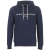 Tommy Hilfiger Mikiny TOMMY LOGO HOODY Modrá