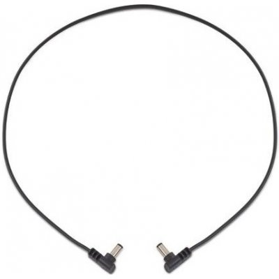 Rockboard Flat Power Cable Black 60 cm / 23.62 angled/angled