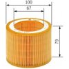 BOSCH Vzduchový filter, Kompresor nasávaného vzduchu F026400253