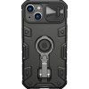 Nillkin CamShield Armor Pro Case iPhone 14 Plus, odolný kryt s krytom kamery, krúžkom a stojanom, čierny