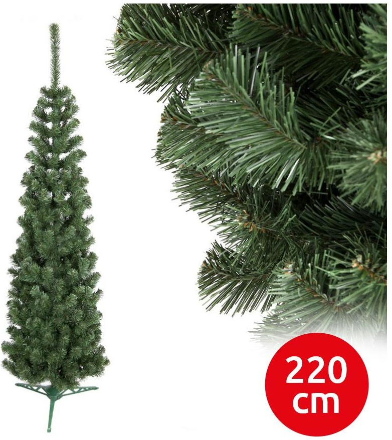 ANMA Vianočný stromček SLIM 220 cm jedľa AM0160