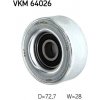 Vratná/vodiaca kladka rebrovaného klinového remeňa SKF VKM 64026 VKM 64026