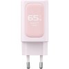 Havit Sieťová nabíjačka UC260 EU 2x USB C USB 65W ružová