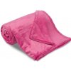 SLEEPWELL Deka mikroflanel ružová Mikroplyš 150x200