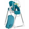 Nukido 700505-7250 Detská stolička Belo so stolíkom, polohovateľným operadlom + hrazda s hračkami, tmavomodrá