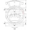 Sada brzdových platničiek kotúčovej brzdy A.B.S. 37477