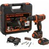 Black & Decker BDCDD12KB Aku vŕtačka (26Nm/10,8V/2x1,5Ah), kufor