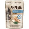 SHELMA bezobilné dušené filetky s treskou a spirulinou v omáčce 28 x 85 g