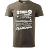 1965 v kocke - Klasické pánske tričko vyššej gramáže - L ( Army )