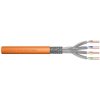 Digitus DK-1743-VH-1 Instalační CAT 7 S-FTP, 1200 MHz Dca (EN 50575), AWG 23/1, 100m, oranžový