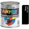 ALKYTON - Alkyduretánová antikorózna farba na kov 2v1 bez základu čierna lesklá 750ml