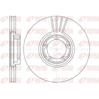 Brzdový kotúč REMSA 6518.10