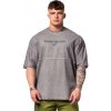 Nebbia Washed-off Oversized tričko NO SHORTCUTS 369 šedé - M