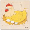 Woody Puzzle na desce Vývoj slepice (102190073)