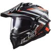 LS2 MX701 EXPLORER C EDGE BLACK FLUO ORANGE-06 Veľkosť: XS