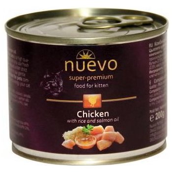 Nuevo Chicken KITTEN pre mačiatka 200 g