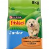 Friskies Junior s kuraťom a zeleninou s mliekom 8 kg