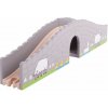 Bigjigs Rail Farma most s tunelem
