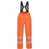 PORTWEST HI-VIS BIZLAME S781 / Nehorľavé reflexné nohavice do dažďa, antistatické - HV oranžová L