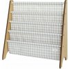 3 SPROUTS - Stojan na knižky Recycled Gringham/Beige