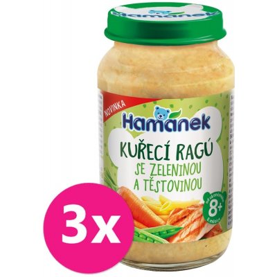 Hamánek Kuracie ragú so zeleninou a cestovinou 3 x 230 g