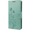 PROTEMIO 52763 ART FLORAL Peňaženkový kryt Motorola Moto E22 / E22i zelený