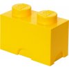 LEGO® úložný box 12,5 x 25 x 18 cm žltá