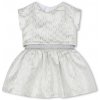 Šaty pre bábätká Karl Lagerfeld biela farba mini áčkový strih Z..