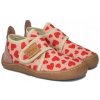 AMEKO BAREFOOT PIKO HEARTS DIEVČENSKÉ ŠKOLSKÉ PAPUČE RUŽOVÉ SO SRDIEČKAMI R 22