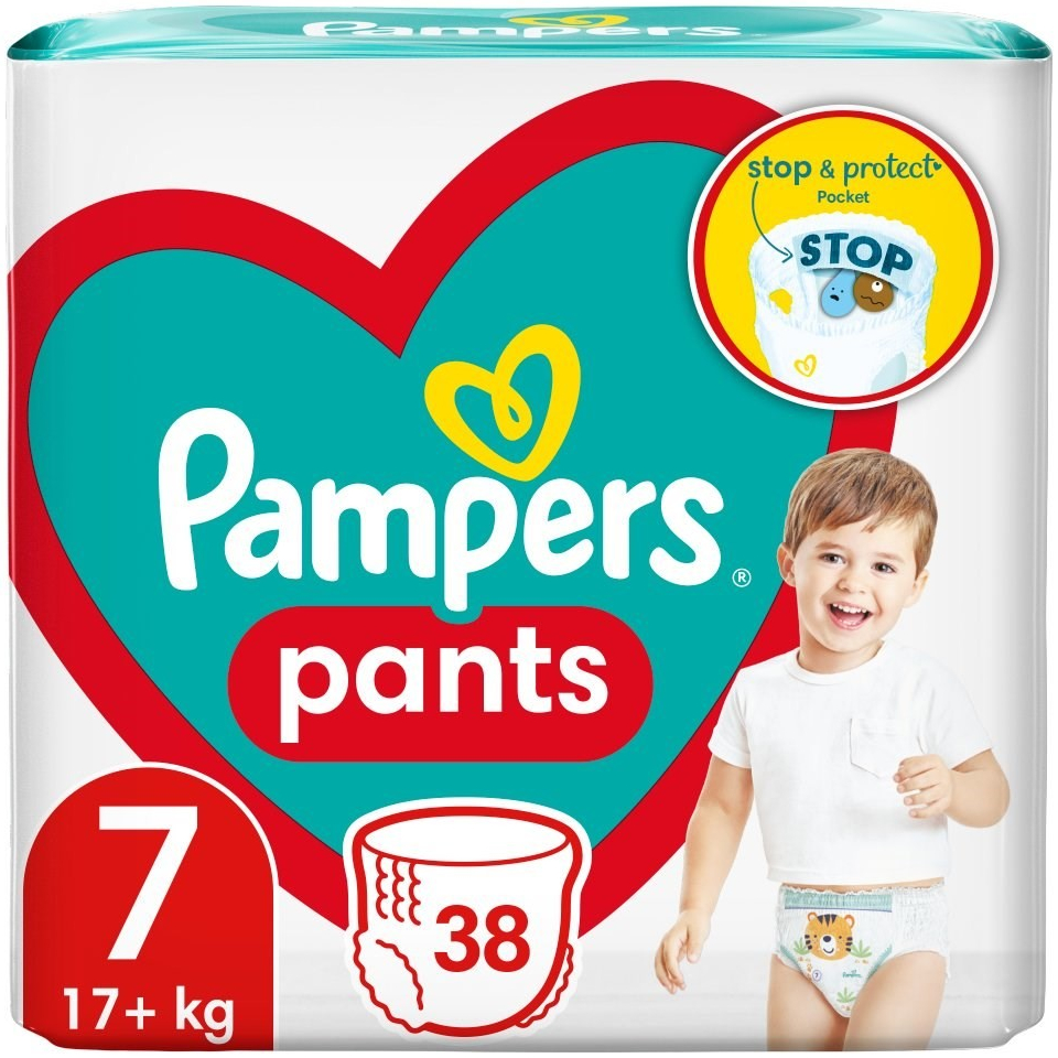 Pampers Pants 7 38 ks od 15,09 € - Heureka.sk