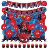 NARODENINOVÁ SADA SPIDER MAN DEKORÁCIE BALÓNY POZADIE