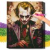 DIAMANTOVÁ MAĽBA 5D S RÁMOM Diamantová Výšivka Veľký Joker Mozaika 40x50 cm