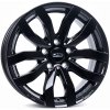 CMS C22 hliníkové disky 7x16 5x108 ET46 Complete Black Gloss