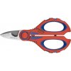 KNIPEX nožnice pre elektrikárov, lisovanie dutinek do pr.6mm, 56HRC, 950510SB