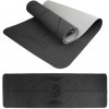Lifefit Podložka Yoga MAT Lotos Duo 183x58x0.6cm černá